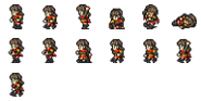 Set of Deuce's sprites.