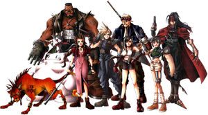 Personagens jogáveis em Final Fantasy VII.