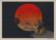 Dalamud in Hunter's Moon artwork.