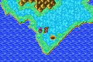 Marsh Cave on the World Map (GBA).