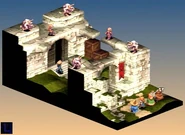 The party assaults the gate to infiltrate the castle.