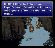 Final Fantasy III US Wedge talks