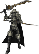 Render of Gabranth from Dissidia.