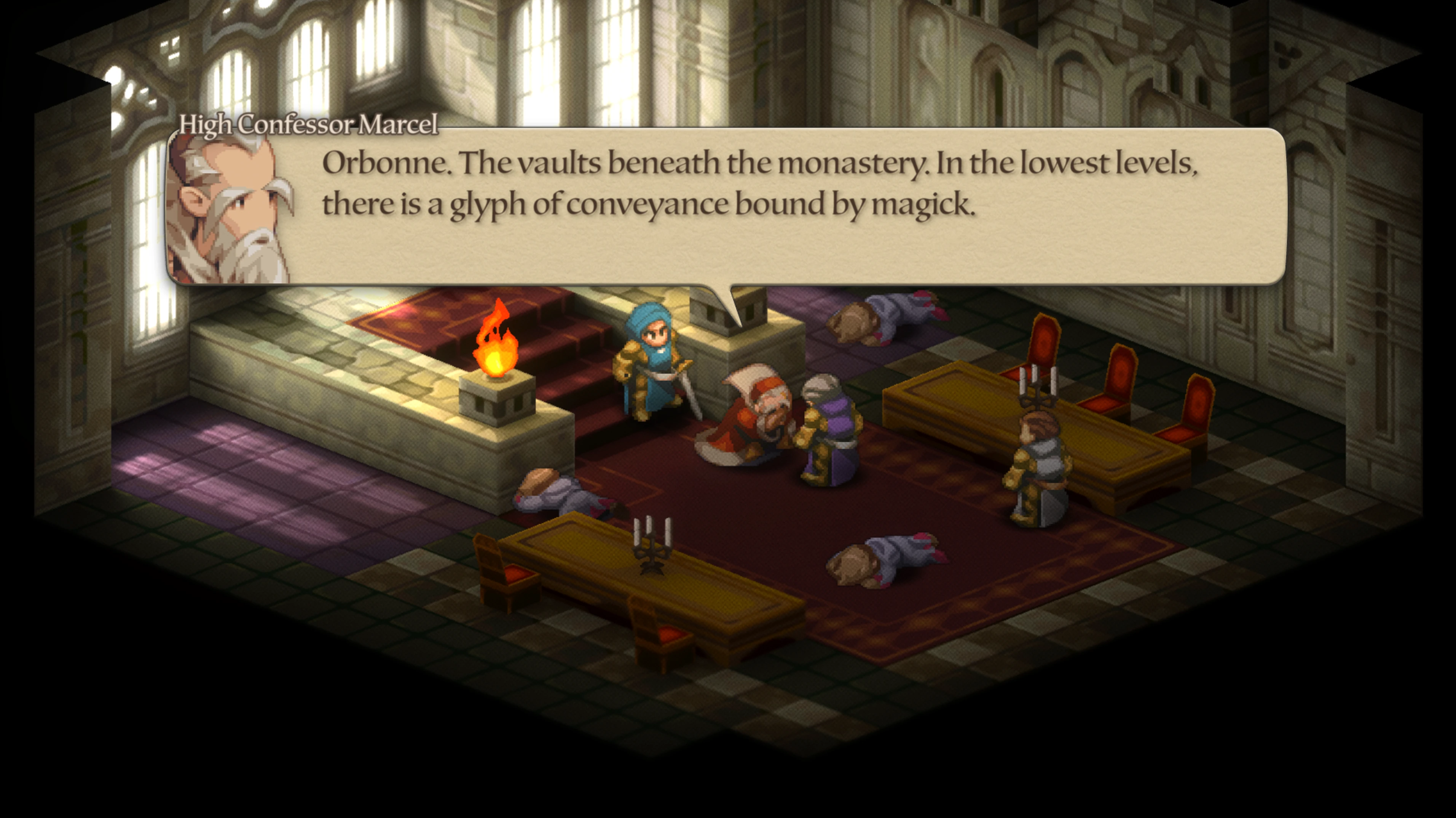 High confessor's final moments from FFT TIC