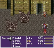 A battle with Gargoyles.