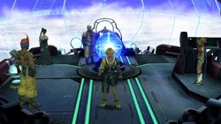 Bridge of the Fahrenheit in Final Fantasy X.