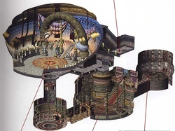 Besaid Temple concept art.