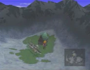 The Chocobo Sage's house on the World Map.