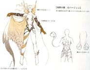 Concept art of third outfit.