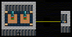 Saronia Castle's left room (NES).