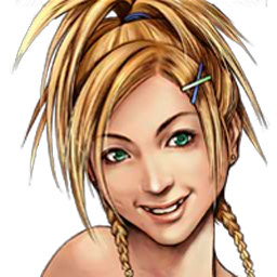 Rikku, a major character in Final Fantasy X