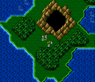 Agart on the World Map (SNES).