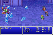 Blizzard1 cast on all enemies in Final Fantasy (GBA).