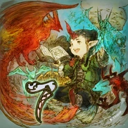 A Lalafell summoner, by Kenta Tanaka.