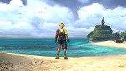 Tidus at the beach.