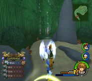 Reflect activated in Kingdom Hearts II.
