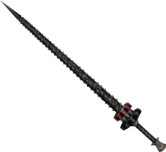 In-game model of Machina's rapier.