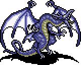 Bahamut sprite from Final Fantasy IV.