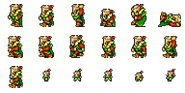 Set of Kefka's sprites.