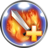 Swd Mag Firaga icon in Final Fantasy Record Keeper.