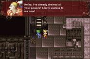 Kefka dumping Shiva and Ifrit (2014 mobile/Steam).