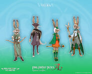 Viera Sniper, Assassin, Green Mage, Summoner 1280x1024