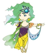 Rydia as a child.