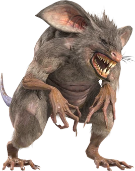 Wererat from FFVII Remake render