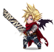 Cloud's sprite.