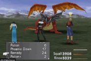 Potion healing for 400 in Final Fantasy VIII Remastered.