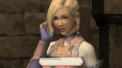 Minfilia using a linkpearl.