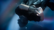 Noctis absorbs the power of the Crystal in FFXV