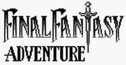 In-game logo of Final Fantasy Adventure.