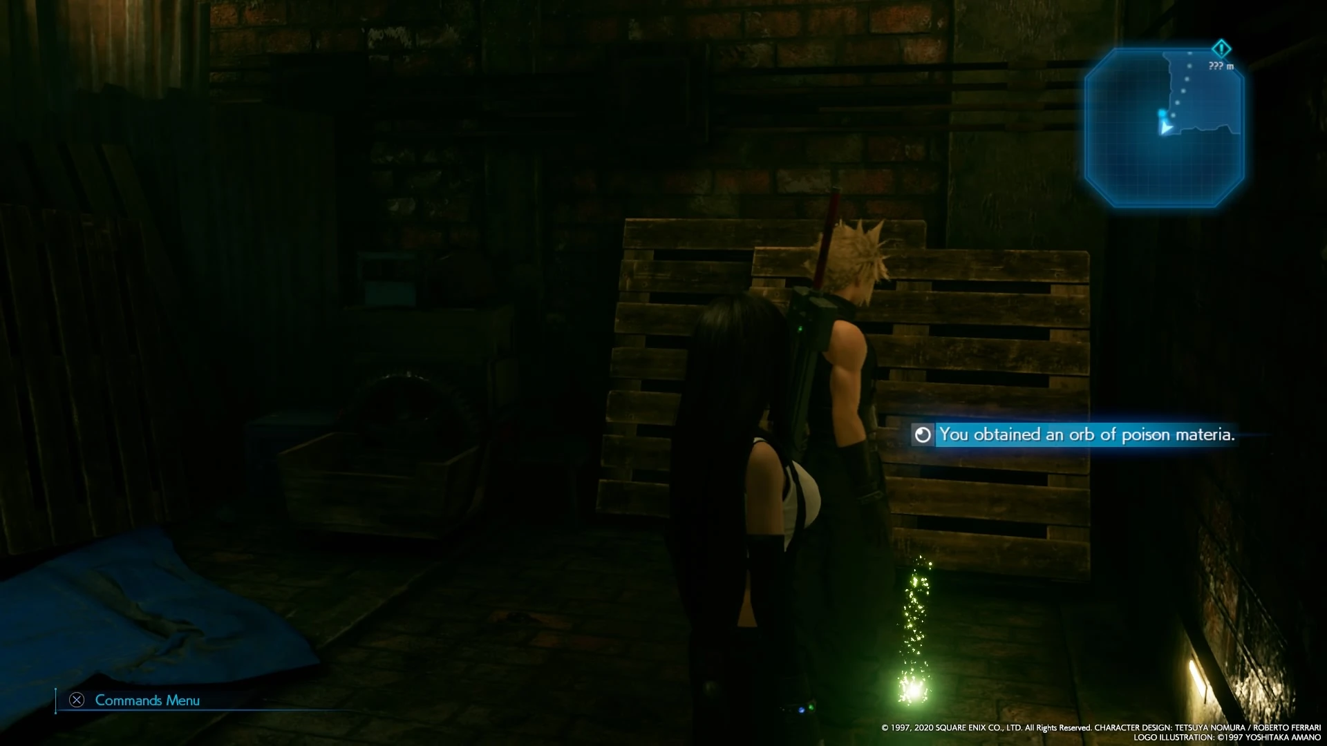 Poison Materia location in the sewers from FFVII Remake