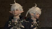 Alphinaud e Alisaie se reencontram com o aventureiro em Ul'dah.