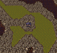 The Coliseum on the World Map (SNES).