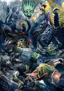 Crystal Tower Bosses FFXIV Art