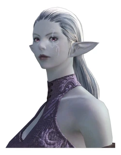 A female Duskwight (Shader) bust.
