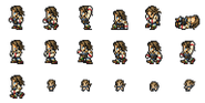 Set of Larsa's sprites.