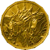 Gold Omega Weapon Coin