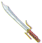 Concept art of Freezing Blade from Final Fantasy III.