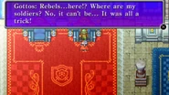 Liberation of Fynn 3.png (1.41 MB) Firion's party facing Gottos inside Fynn Castle.