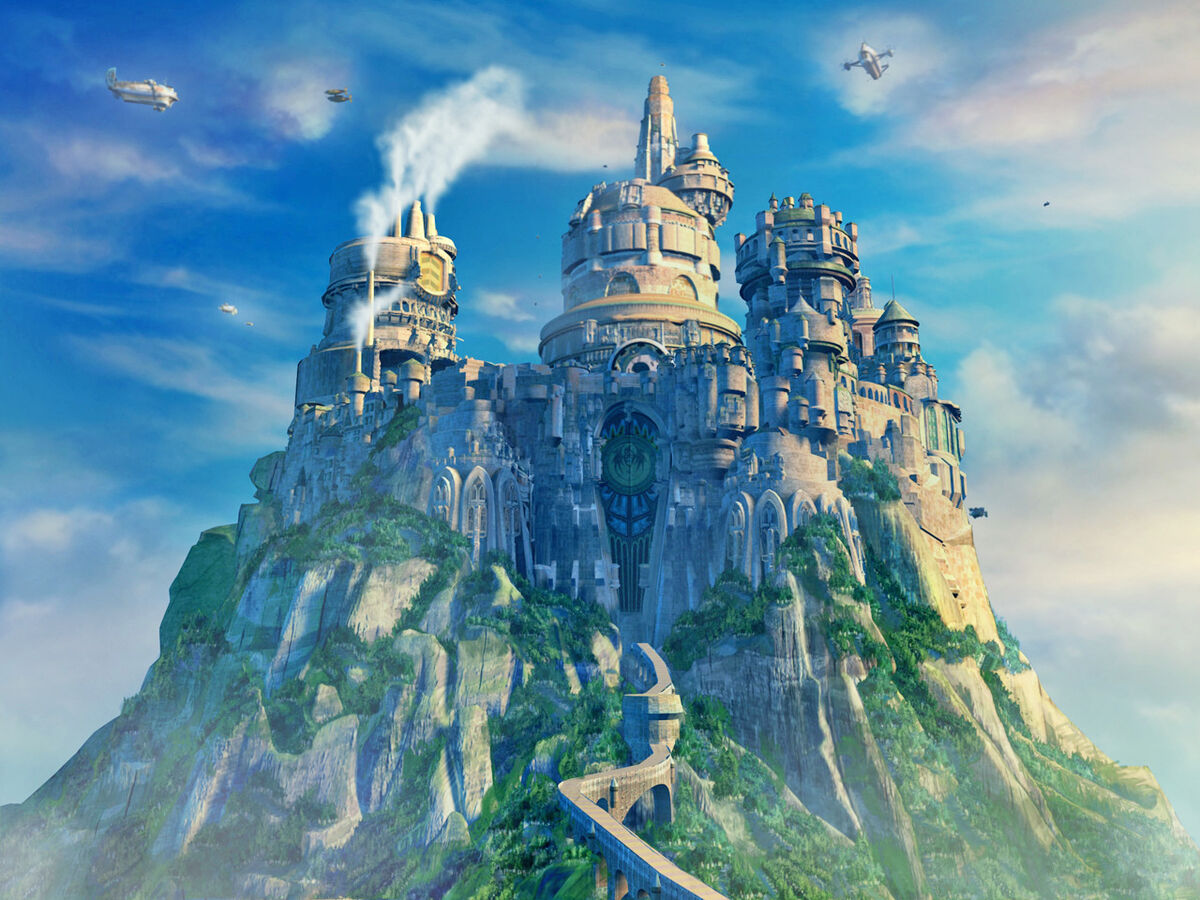 fantasy castles in the sky