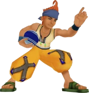 Appearance in Kingdom Hearts.