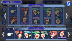 DFFOO Stickers Menu