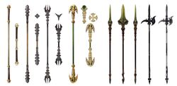 Lancer Weapons FFXIV Art