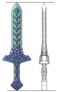 Concept artwork for the Mythril Sword.