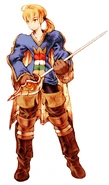 Ramza as a Squire in Chapter 1.
