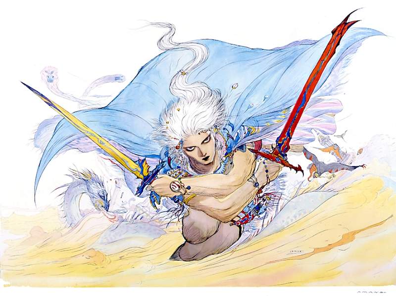 yoshitaka amano final fantasy 4