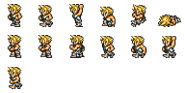 FFRK Cloud (Festival) sprites